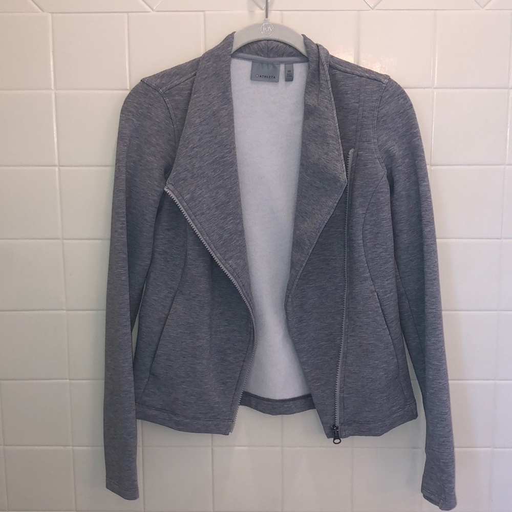 ATHLETA JACKET - gray zip up